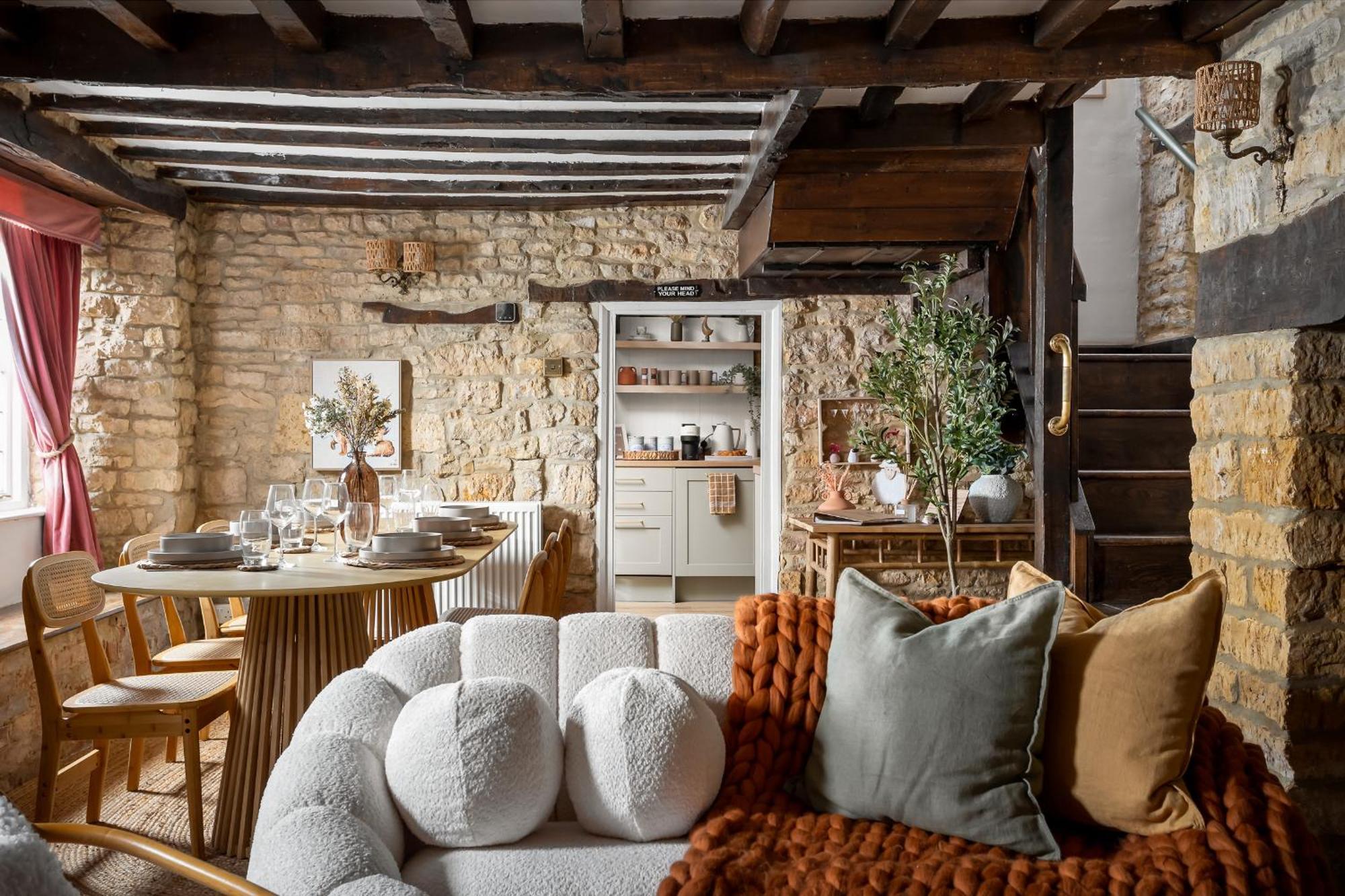 Bourton Scandi Chic Authentic Cottage 外观 照片