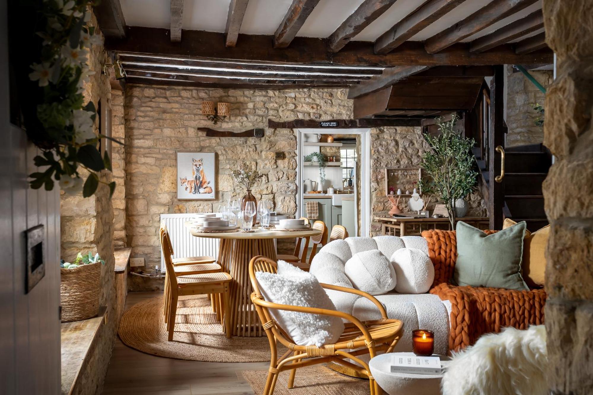 Bourton Scandi Chic Authentic Cottage 外观 照片