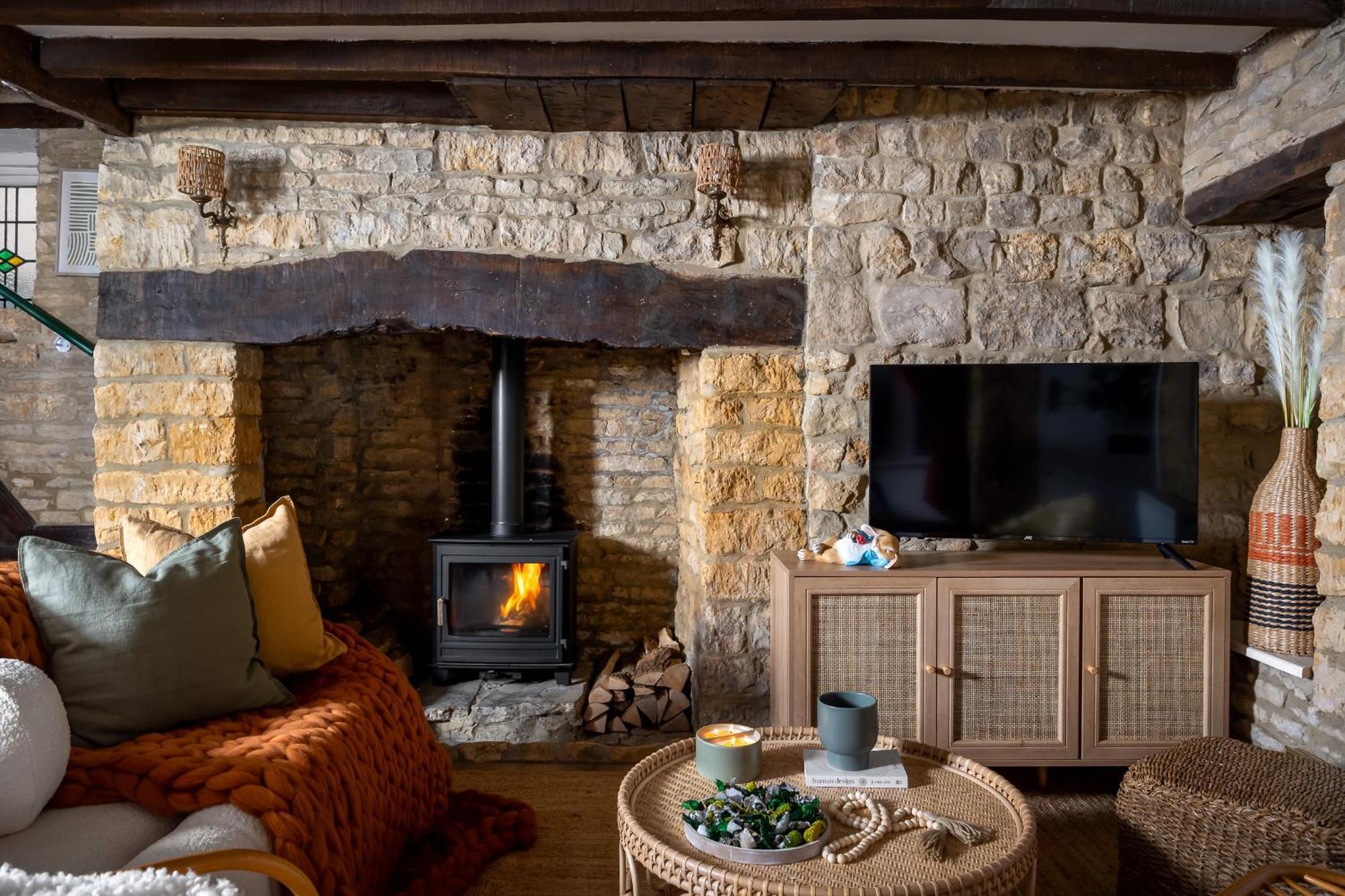 Bourton Scandi Chic Authentic Cottage 外观 照片