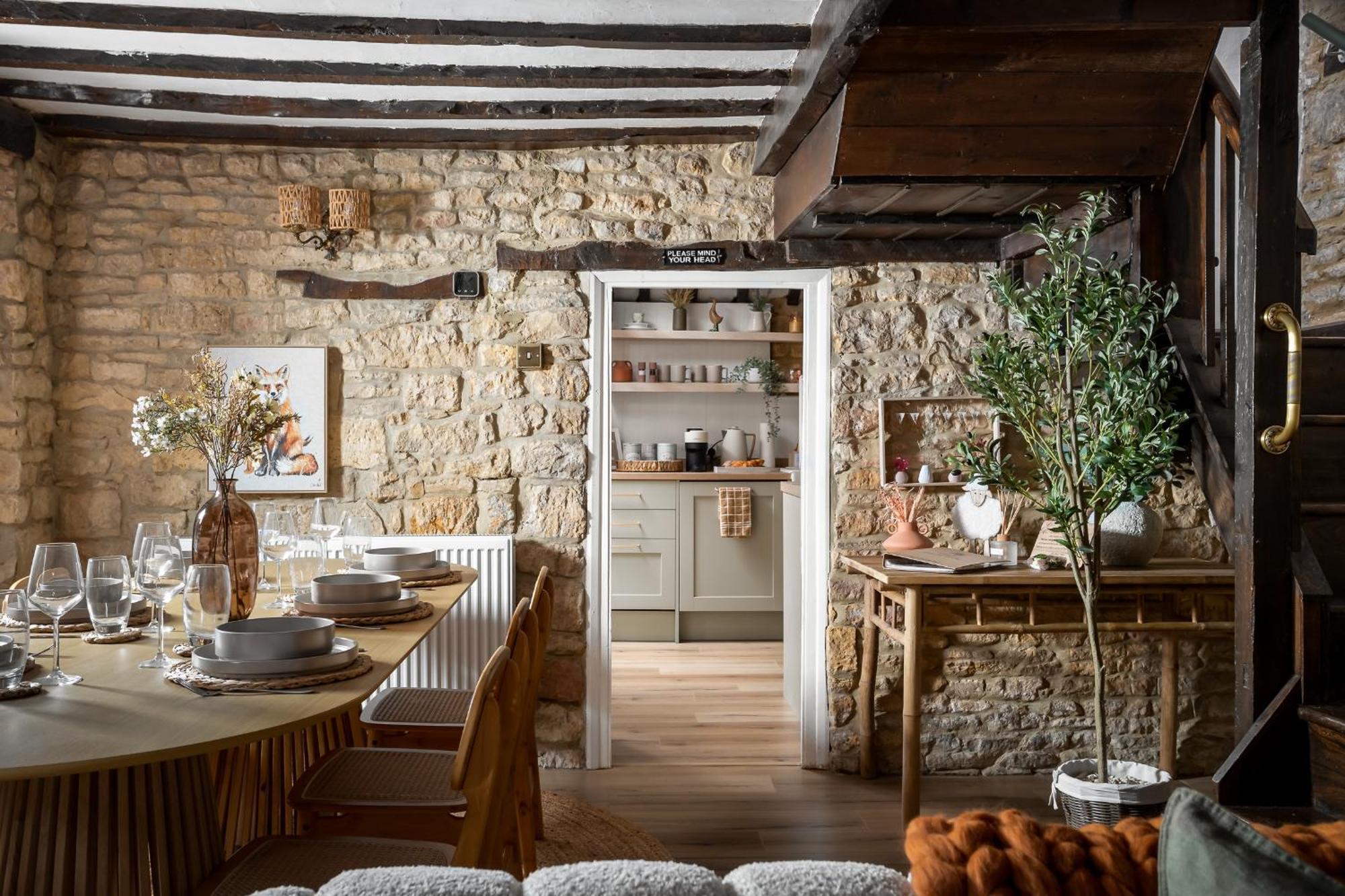 Bourton Scandi Chic Authentic Cottage 外观 照片