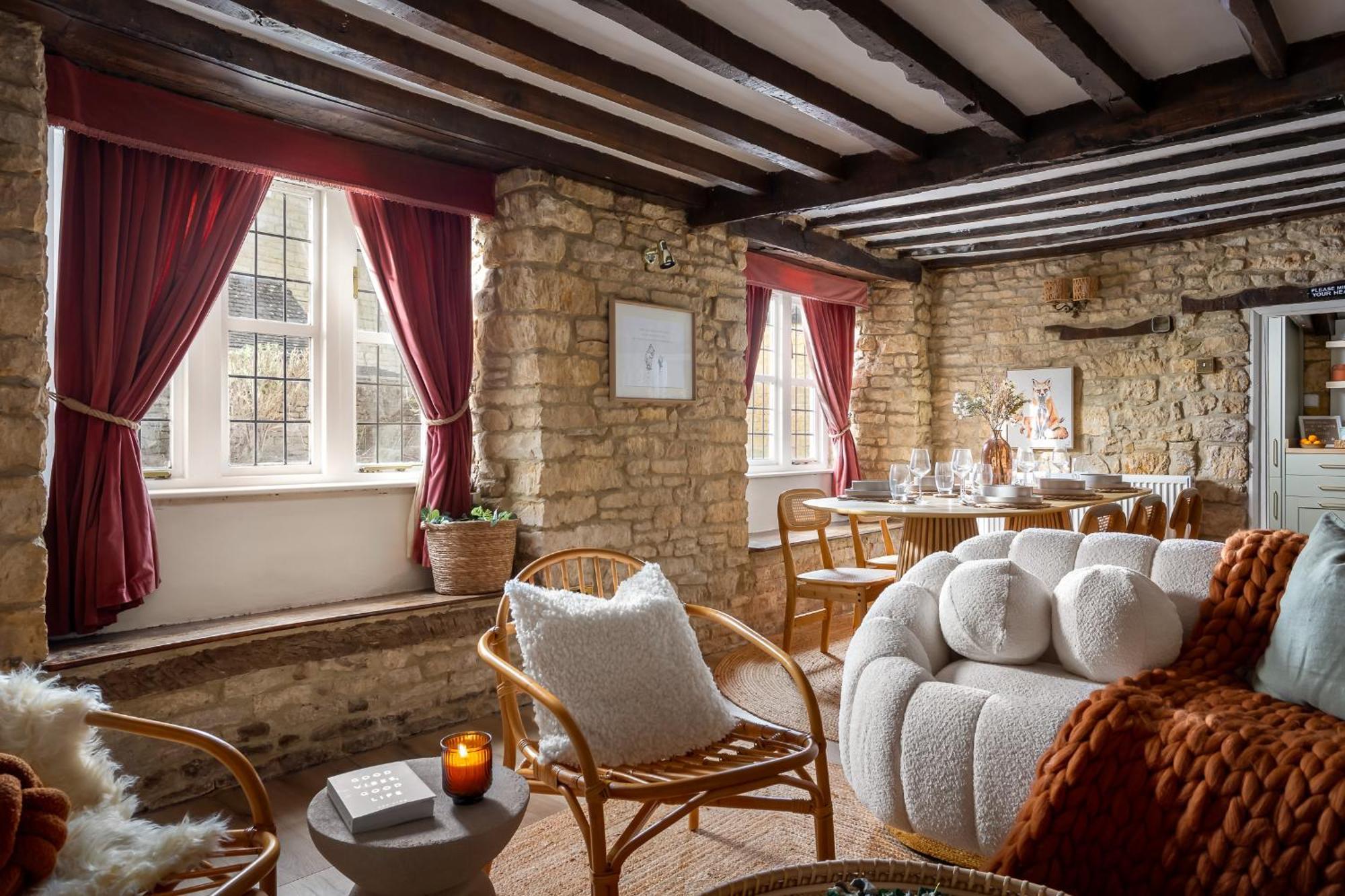 Bourton Scandi Chic Authentic Cottage 外观 照片